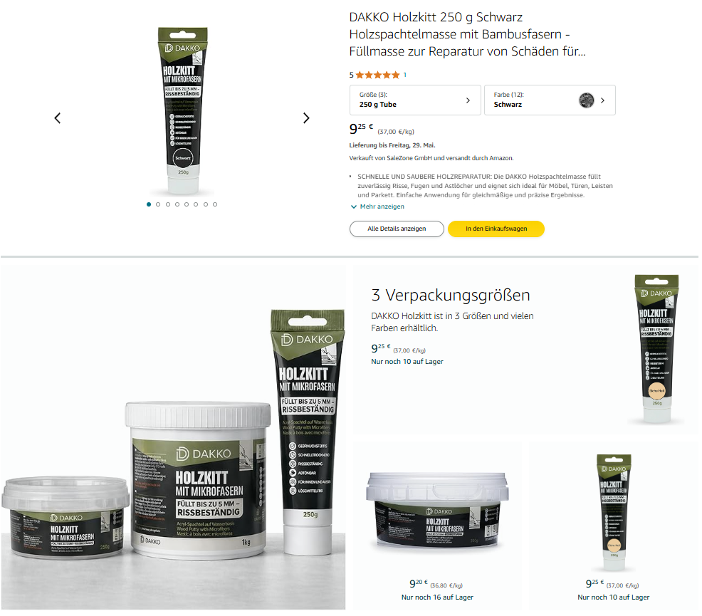 DAKKO sklep marki Amazon - widok 2